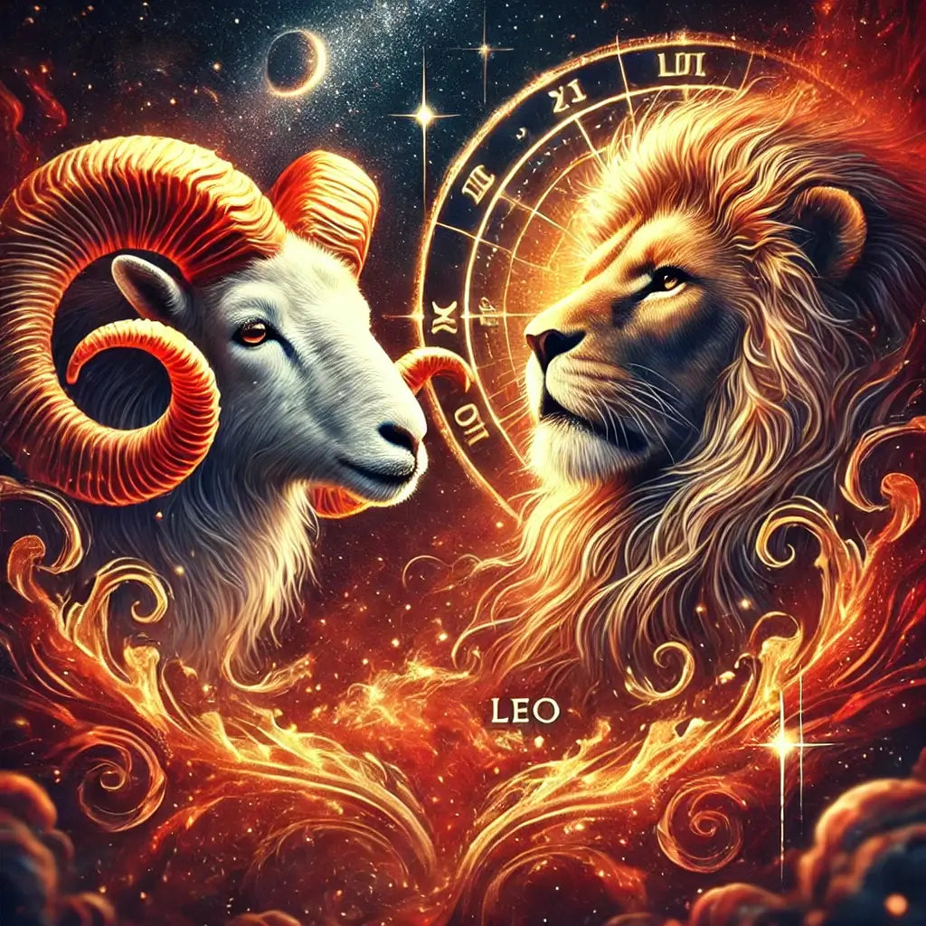 Aries and Leo