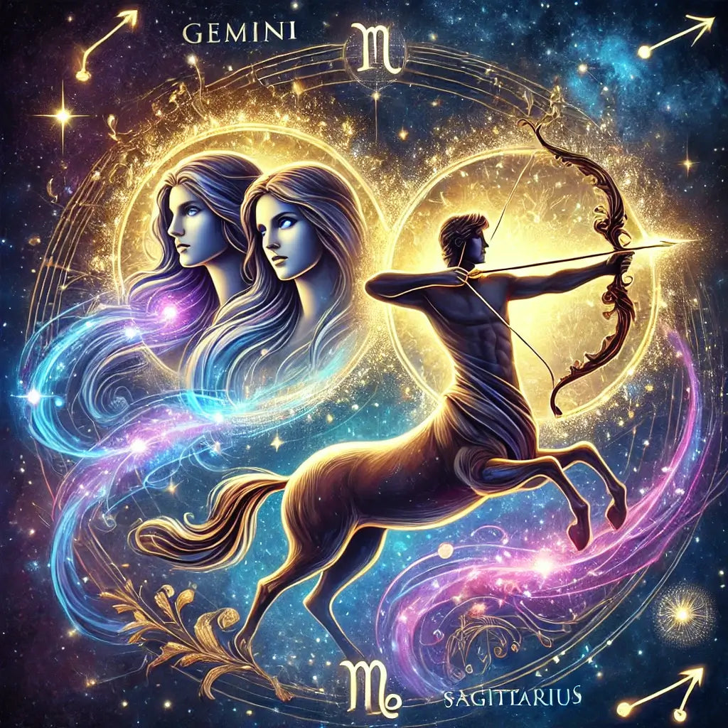 Gemini and Sagittarius