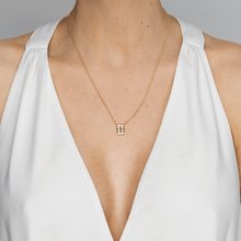 Aquarius and Gemini Necklace Yellow Gold Starlust