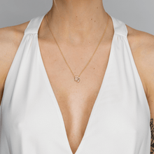 Aquarius and Virgo Necklace Yellow Gold Starlust