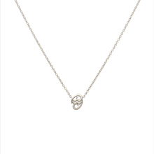 Aquarius and Cancer Compatibility Necklace Sterling Platinum Starlust 