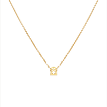 Aquarius and Libra Compatibility Necklace Yellow Gold Starlust 
