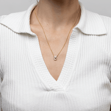 Capricorn and Taurus Necklace Yellow Gold Starlust