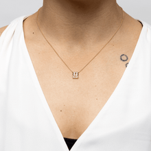 Gemini and Libra Necklace Yellow Gold Starlust