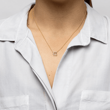 Leo and Libra Necklace Yellow Gold Starlust