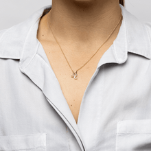 Leo and Taurus Necklace Yellow Gold Starlust