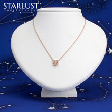 Aquarius and Aries Necklace Rose Gold Starlust