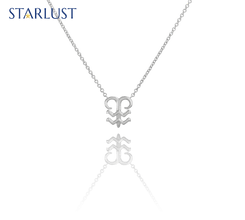 Aquarius and Aries Compatibility Necklace Sterling Silver Starlust 