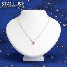 Aquarius and Capricorn Necklace Rose Gold Starlust