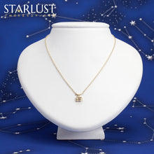 Aquarius and Capricorn Necklace Yellow Gold Starlust