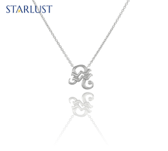 Aquarius and Leo Compatibility Necklace Sterling Silver Starlust 