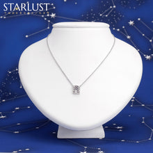Aquarius and Libra Compatibility Necklace White Gold Starlust 