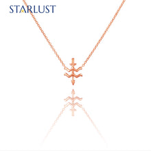 Aquarius and Sagittarius Compatibility Necklace Rose Gold Starlust 