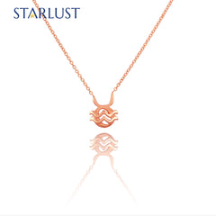 Aquarius and Taurus Necklace