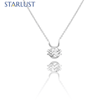 Aquarius and Taurus Necklace Platinum Starlust