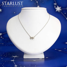 Aquarius Compatibility Necklace White Gold Starlust 