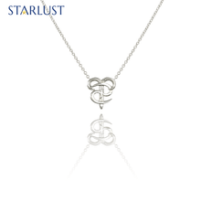 Aries and Cancer Necklace White Gold Starlust