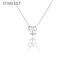 Aries and Capricorn Necklace Platinum Starlust