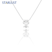Aries and Gemini Necklace Sterling Silver Starlust