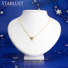 Aries and Leo Necklace Yellow Gold Starlust