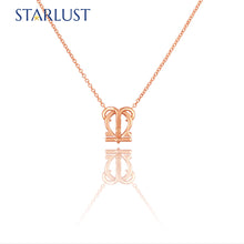 Aries and Libra Necklace Rose Gold Starlust