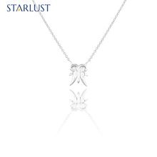 Aries and Pisces Necklace Sterling Silver Starlust