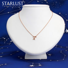 Aries and Sagittarius Necklace Rose Gold Starlust