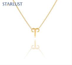Aries Necklace Yellow Gold Starlust