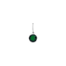Birthstone Charm Emerald Sterling Silver Starlust