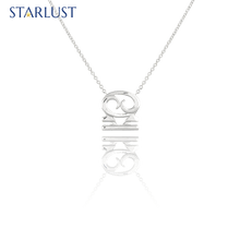 Cancer and Libra Necklace Sterling Silver Starlust