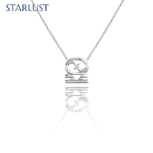 Cancer and Libra Necklace Platinum Starlust