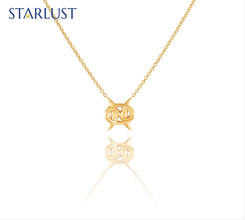 Cancer and Pisces Necklace Yellow Gold Starlust