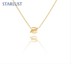 Cancer and Sagittarius Necklace Yellow Gold Starlust