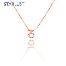 Capricorn Necklace Rose Gold Starlust