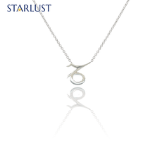 Capricorn Necklace White Gold Starlust