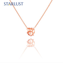 Capricorn and Virgo Necklace Rose Gold Starlust