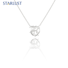 Capricorn and Virgo Necklace Sterling Silver Starlust