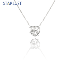 Capricorn and Virgo Necklace Platinum Starlust