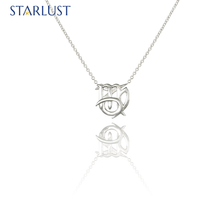 Capricorn and Virgo Necklace Platinum Starlust