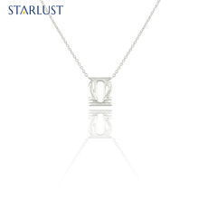 Gemini and Libra Sterling Silver Zodiac Necklace by Starlust