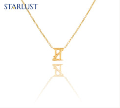 Gemini and Sagittarius Necklace Yellow Gold Starlust 
