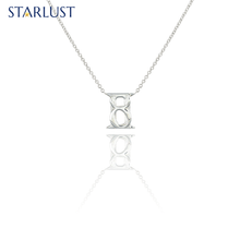 Gemini and Taurus Necklace Platinum Starlust 