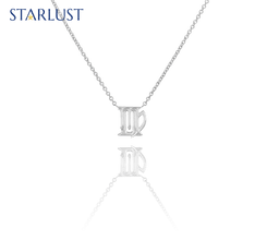 Custom sterling sliver Gemini Virgo compatibility pendant Necklace, the perfect gift for astrology lovers