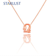 Leo and Libra Necklace Rose Gold Starlust