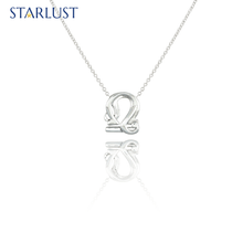 Leo and Libra Necklace Sterling Silver Starlust