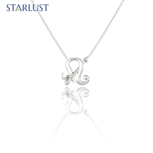 Leo and Sagittarius  Sterling Silver Zodiac Necklace by Starlust