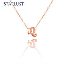 Leo and Scorpio Necklace Rose Gold Starlust