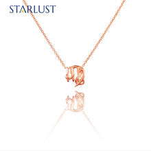 Leo and Virgo Necklace Rose Gold Starlust