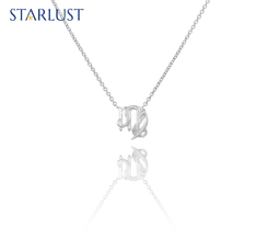 Custom sterling sliver Leo Virgo compatibility pendant Necklace, the perfect gift for astrology lovers