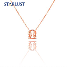Libra and Pisces Necklace Rose Gold Starlust